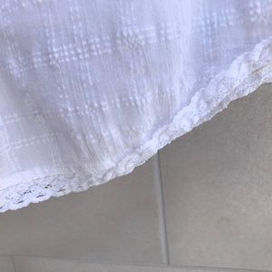 White long dress like new!
